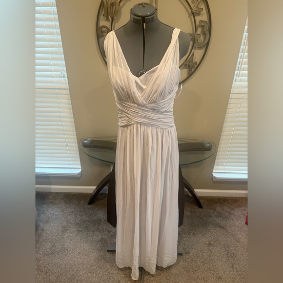 After Six Dresses & Skirts - Elegant Oyster Draped Women's Dress by After‎ Six Size 12 Sample NWT